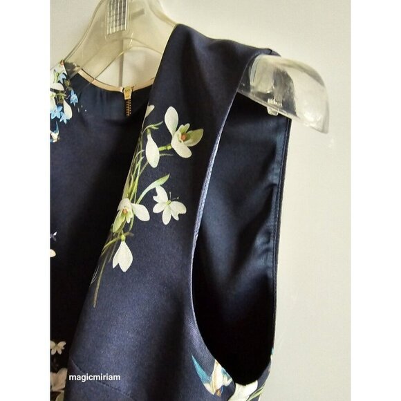 BNWT Ted Baker London Samsa Entangled Enchantment Crop Top - Picture 9 of 15